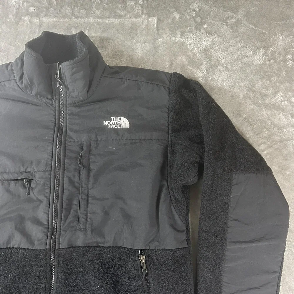 The North Face Jacket Mens Medium Black Fleece Full Zip Polartec Outdoor